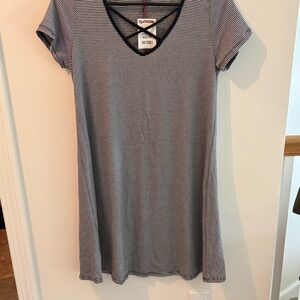 Rolla Coster Black and White Striped dress